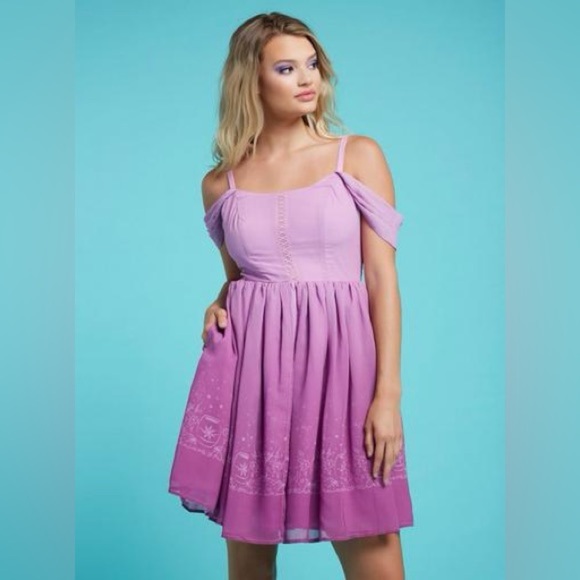 Her Universe Dresses & Skirts - Her Universe Disney Purple Tangled Rapunzel Princess Dress